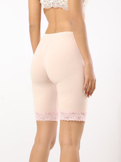 Chantelle's Lacy Biker Shorts Pink