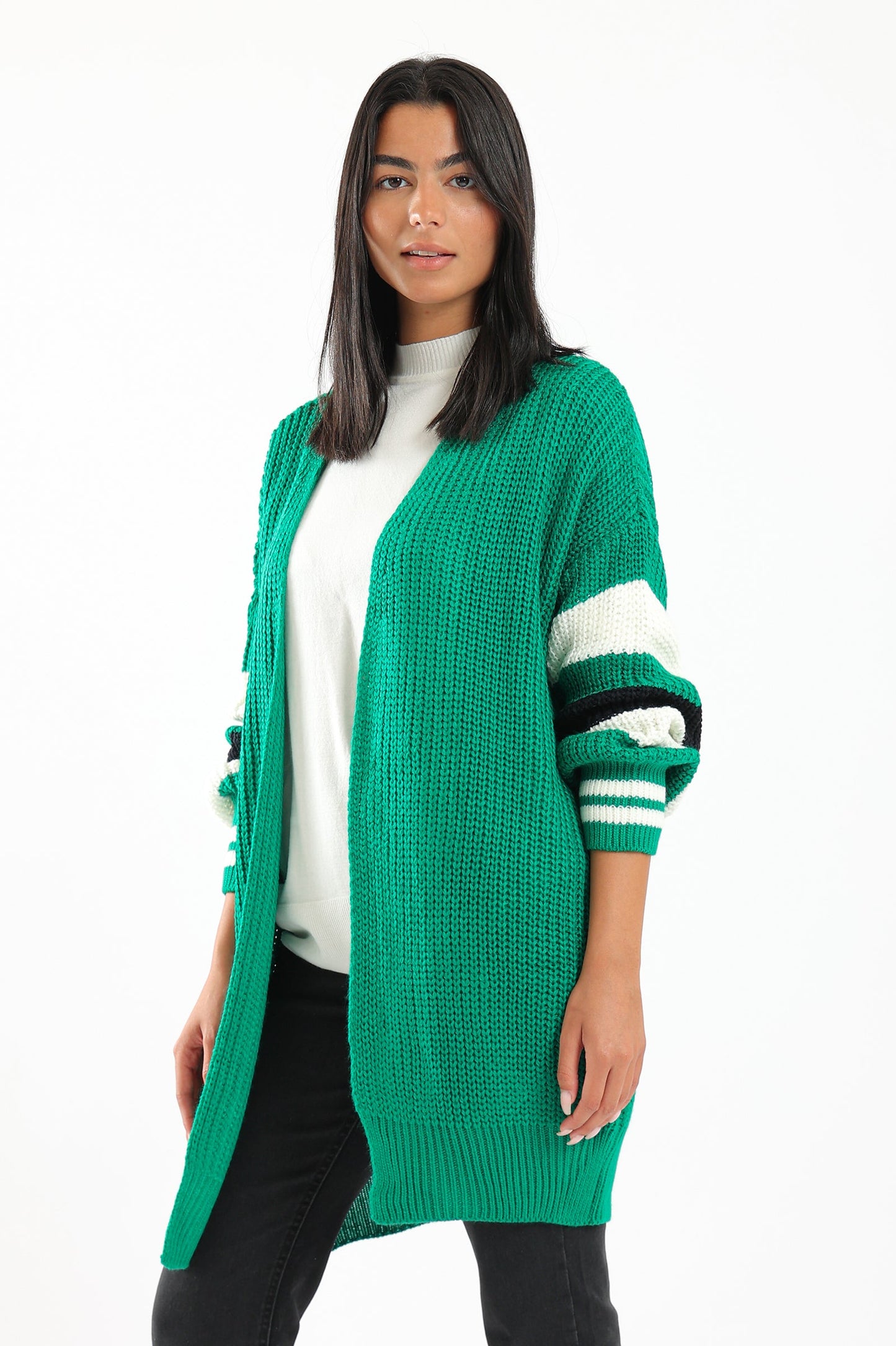 Tritone Knitted Cardigan