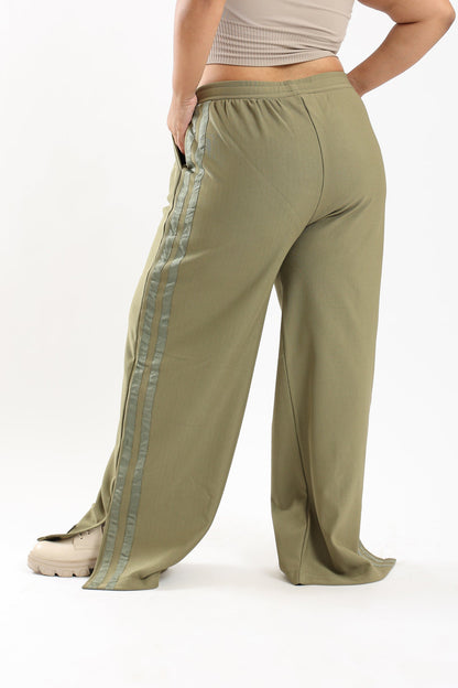 Ribbed Wide Leg Lounge Pants