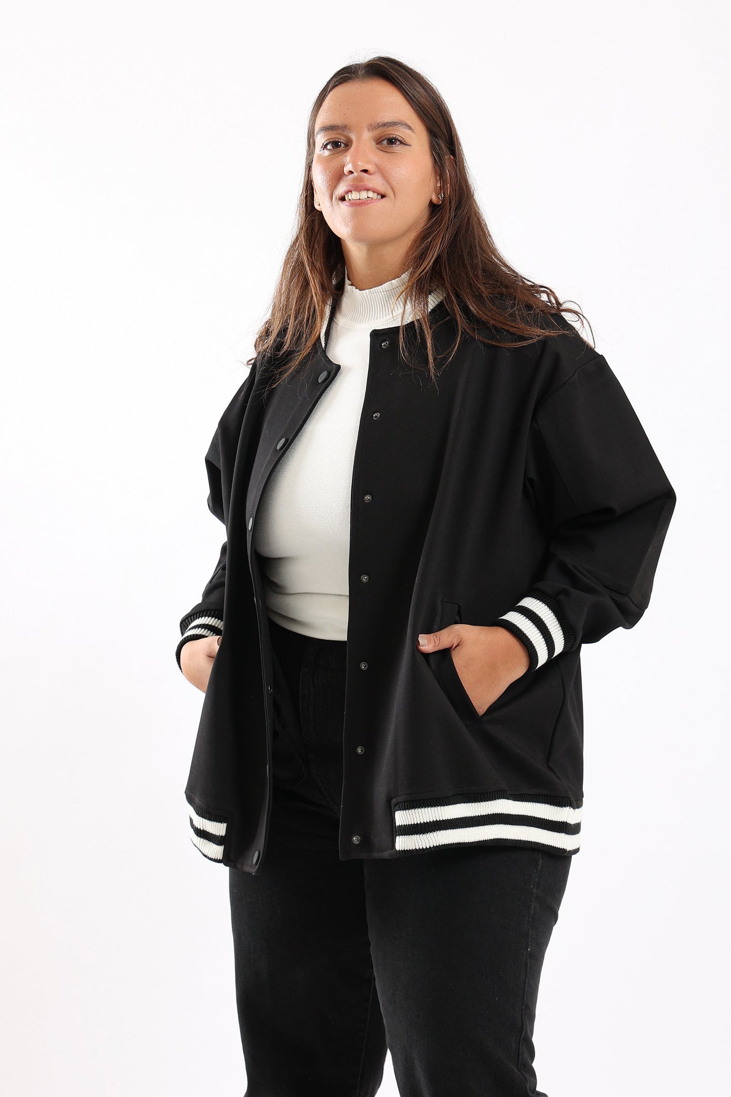 Black Varsity Jacket