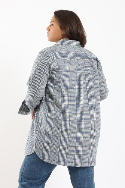 Houndstooth Relaxed Fit Shirt