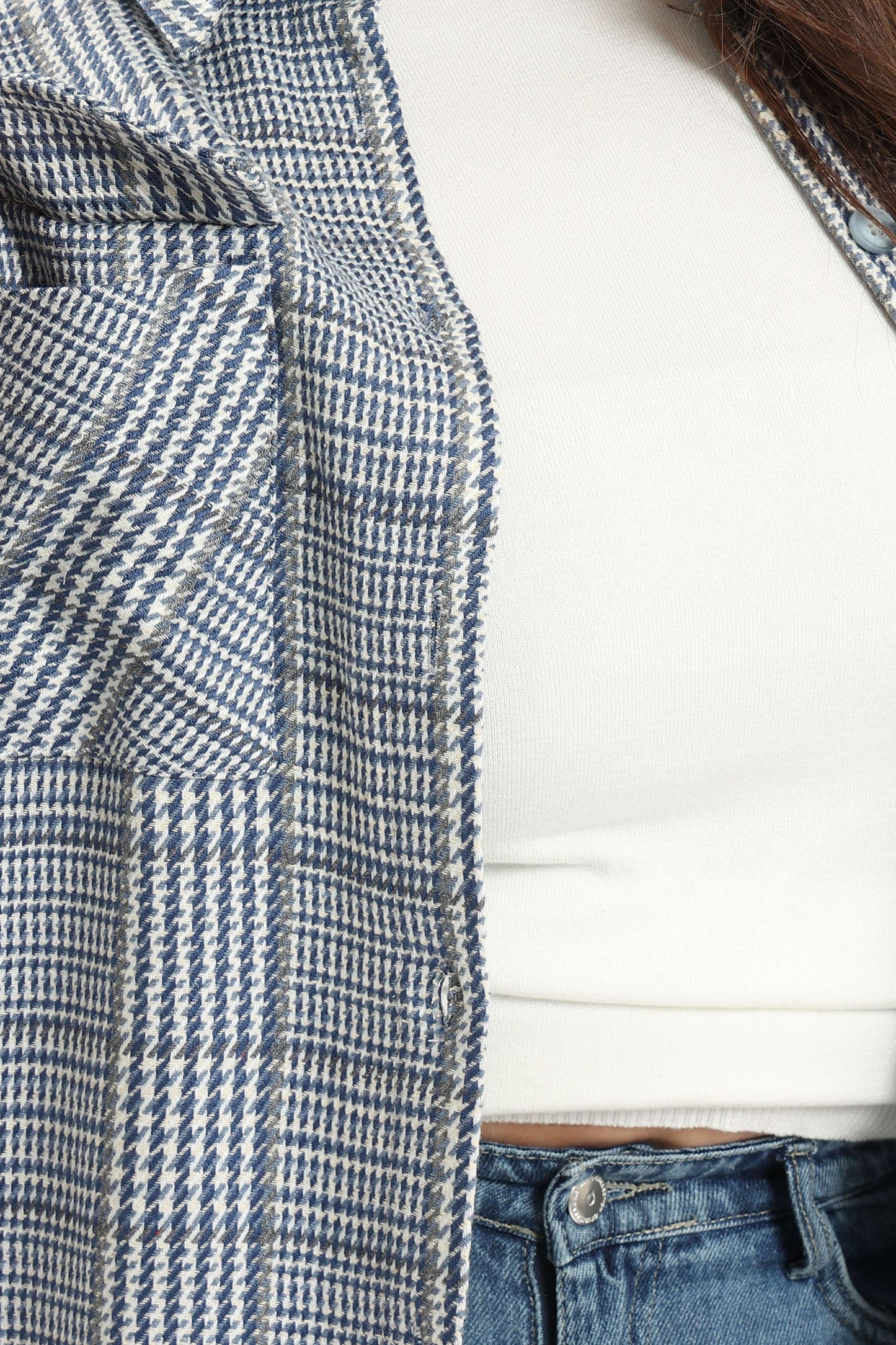 Houndstooth Relaxed Fit Shirt