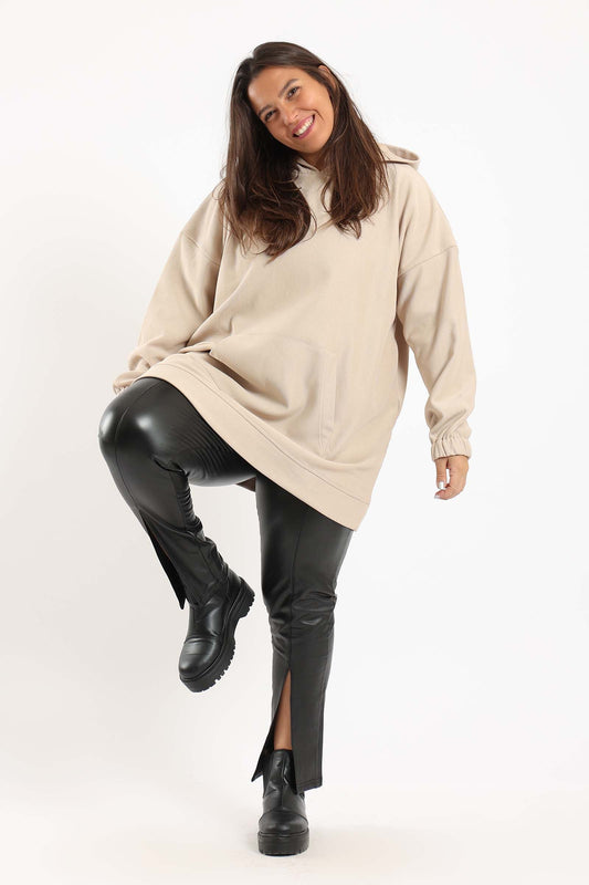 Oversized Hooded Lounge Sweatshirt