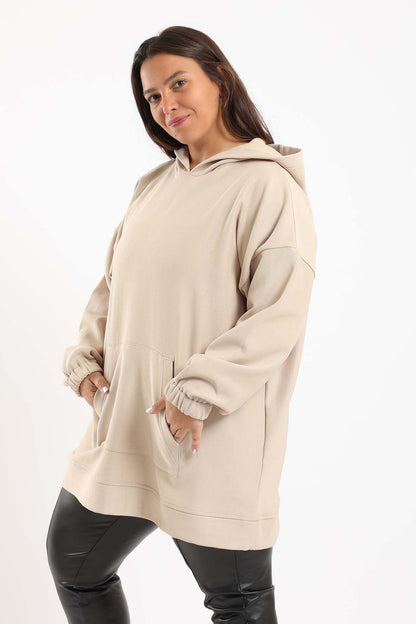 Oversized Hooded Lounge Sweatshirt