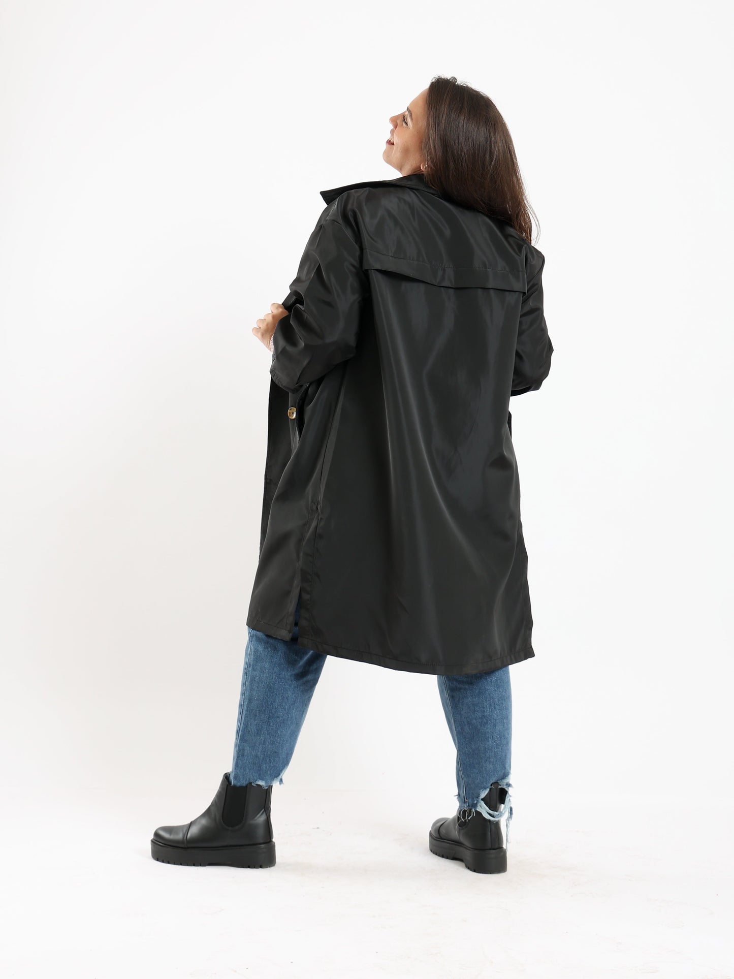 Double Button Closure Coat