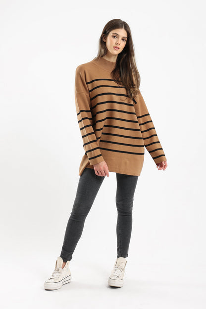 Regular Fit Striped Pullover