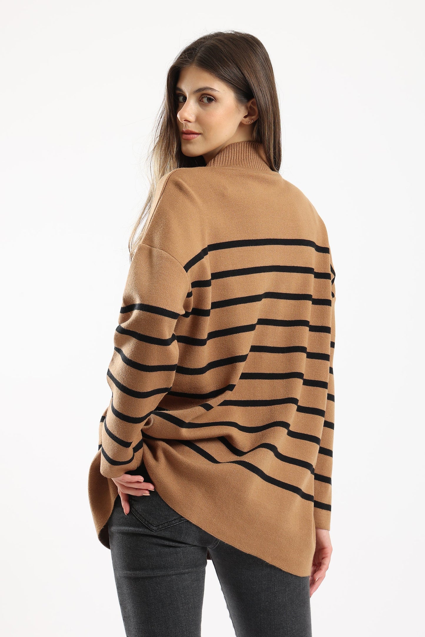 Regular Fit Striped Pullover