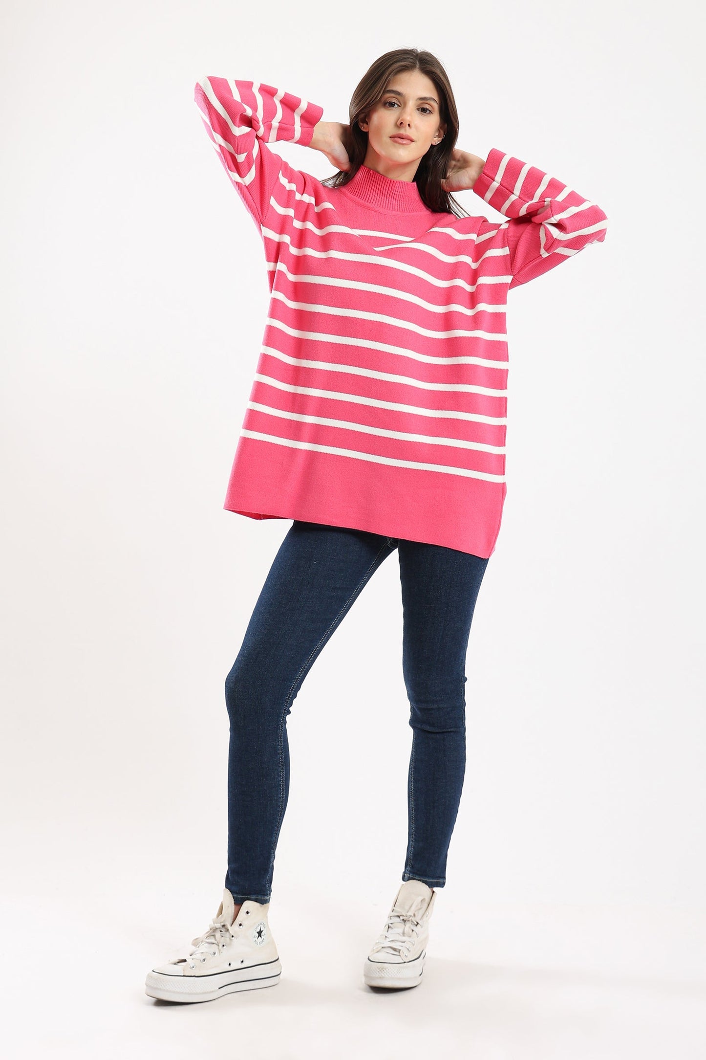 Regular Fit Striped Pullover