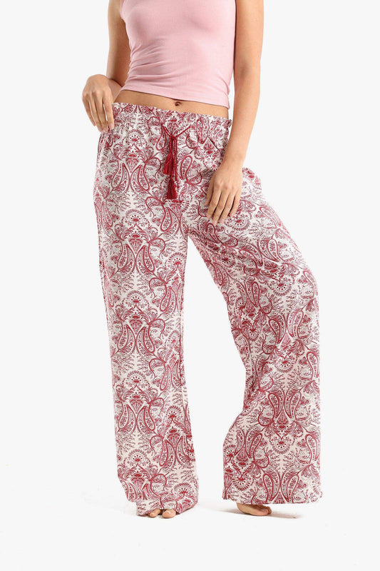 Wide Leg Pyjama Pants - Carina - ÙƒØ§Ø±ÙŠÙ†Ø§