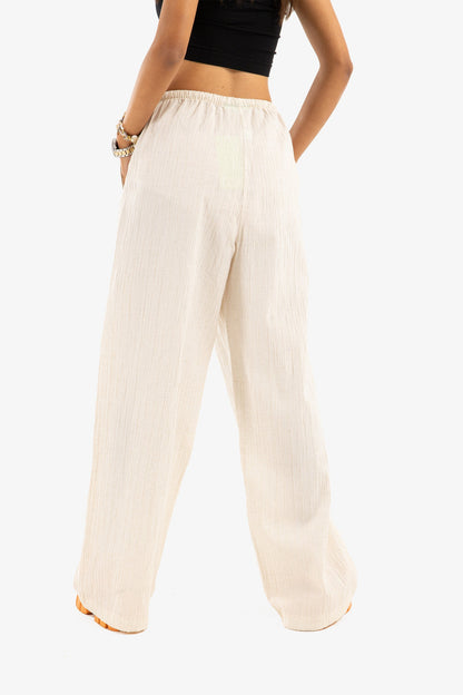 Linen Beige Pants