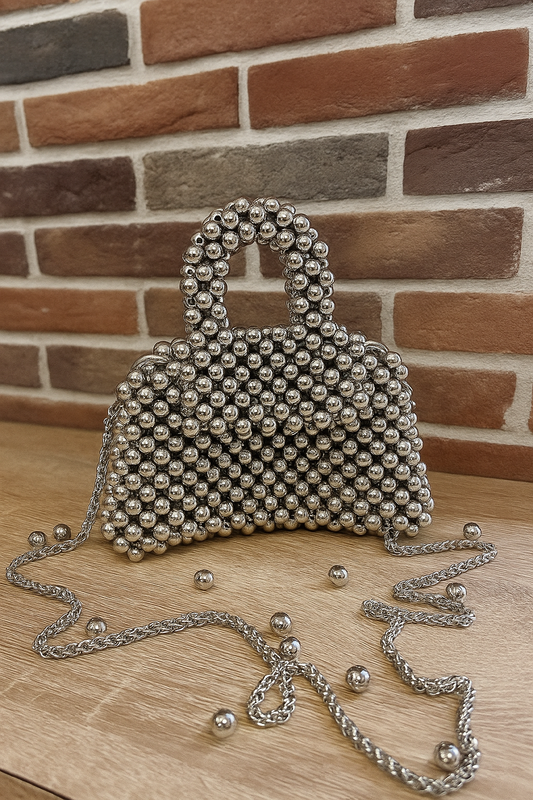 Pearl Bag - Silver