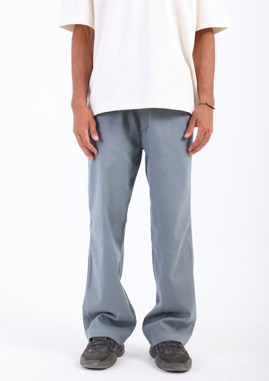 Gabardine Plain Pants