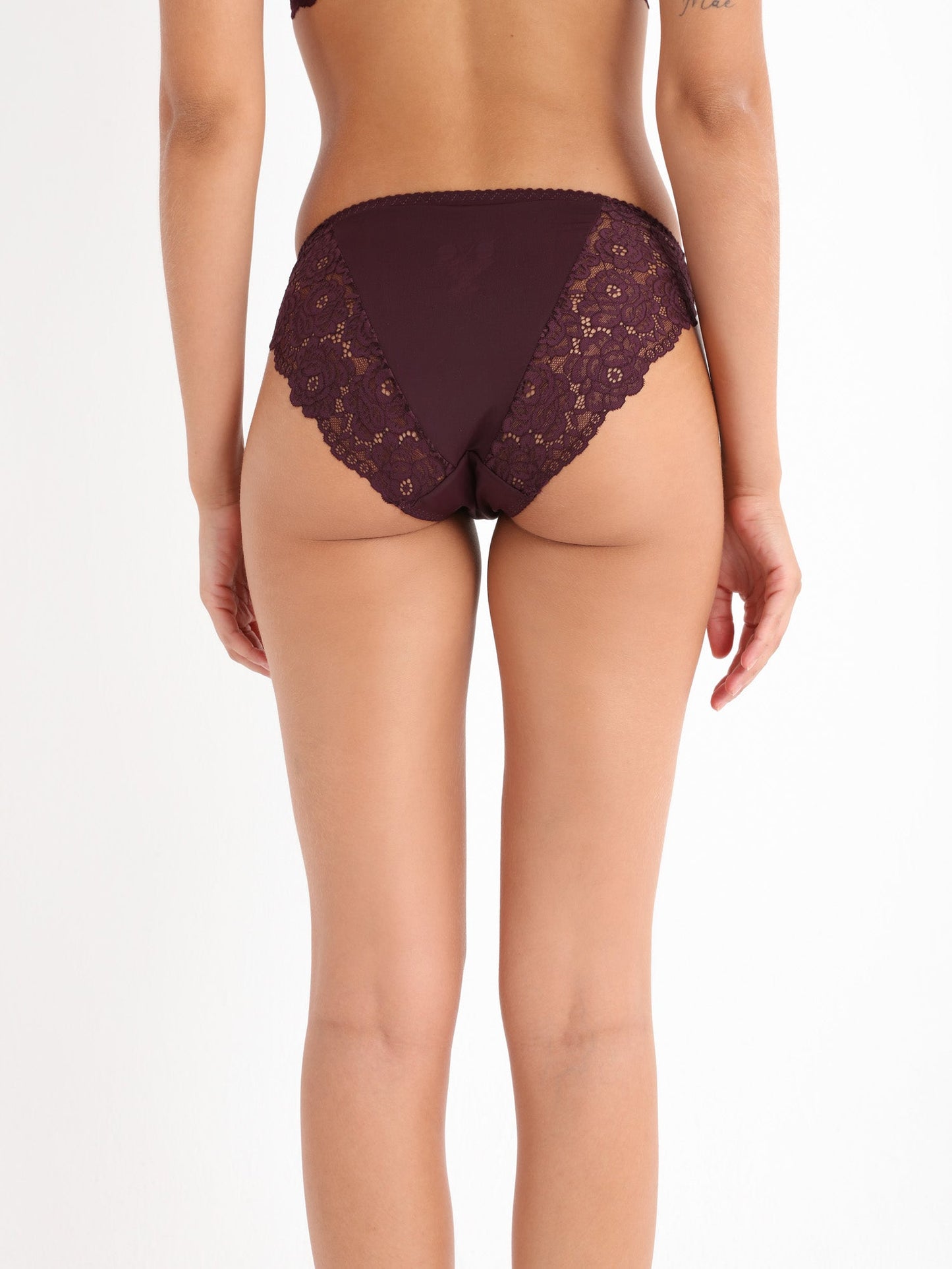 Lace Desire Bikini - Dark Purple