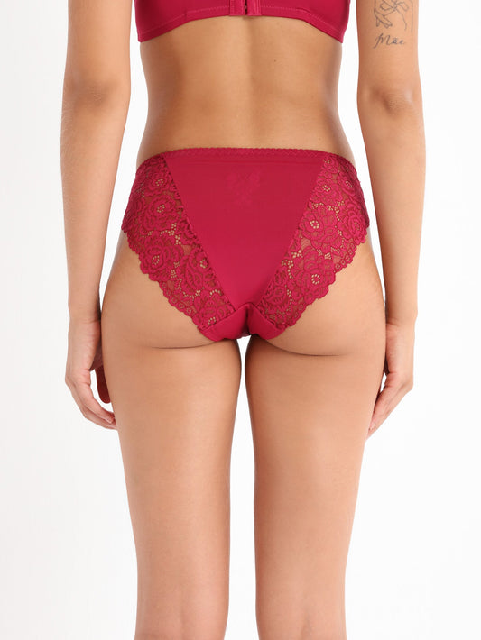 Lace Desire Bikini Wine Red