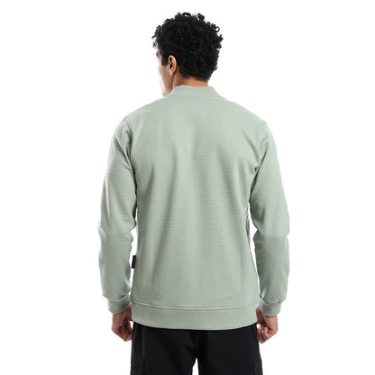 Comfortable  Semi-Collar Sweatshirt