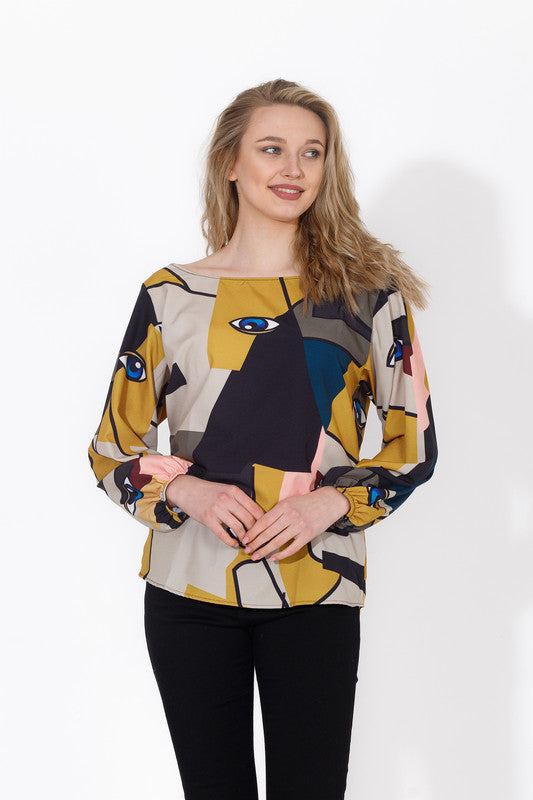 Medium Sleeve Soft Blouse