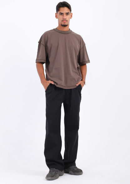 Gabardine Plain Pants
