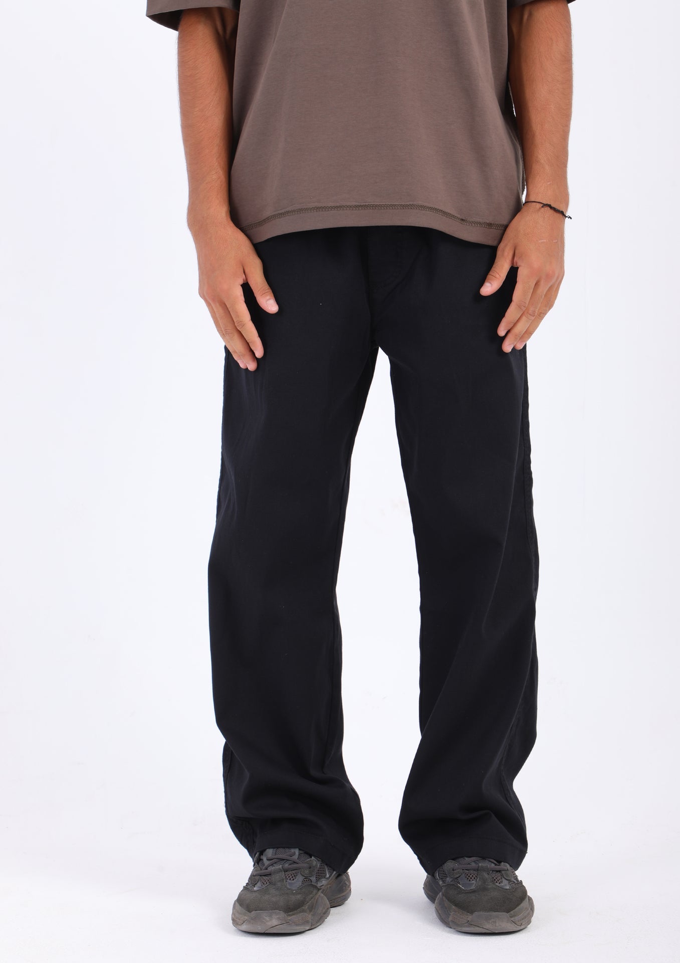 Gabardine Plain Pants