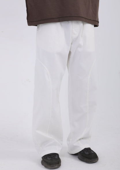 Gabardine Panel Pants