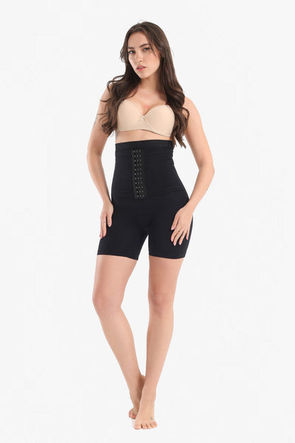 Corset Shorts with Waist Trainer Black