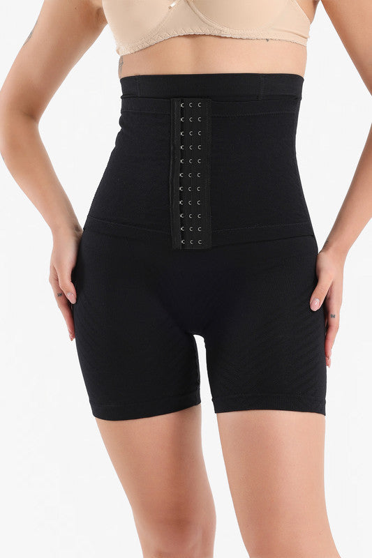 Corset Shorts with Waist Trainer Black