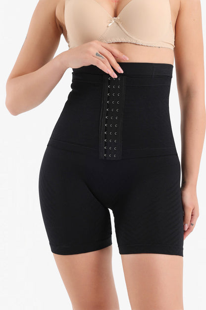 Corset Shorts with Waist Trainer Black