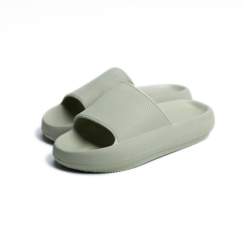 EVA PVC Solid Slide Slippers – Grey