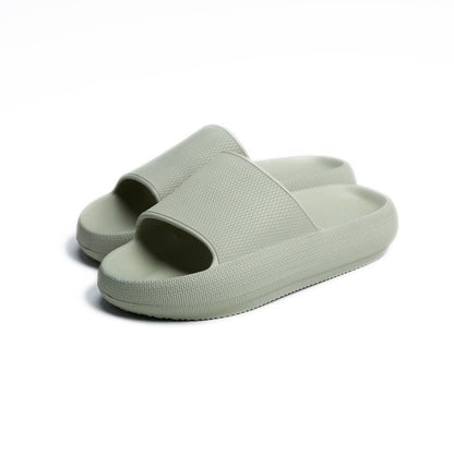 EVA PVC Solid Slide Slippers – Grey