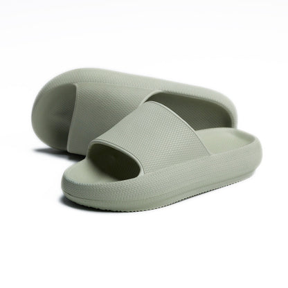 EVA PVC Solid Slide Slippers – Grey