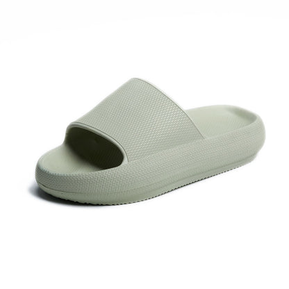 EVA PVC Solid Slide Slippers – Grey