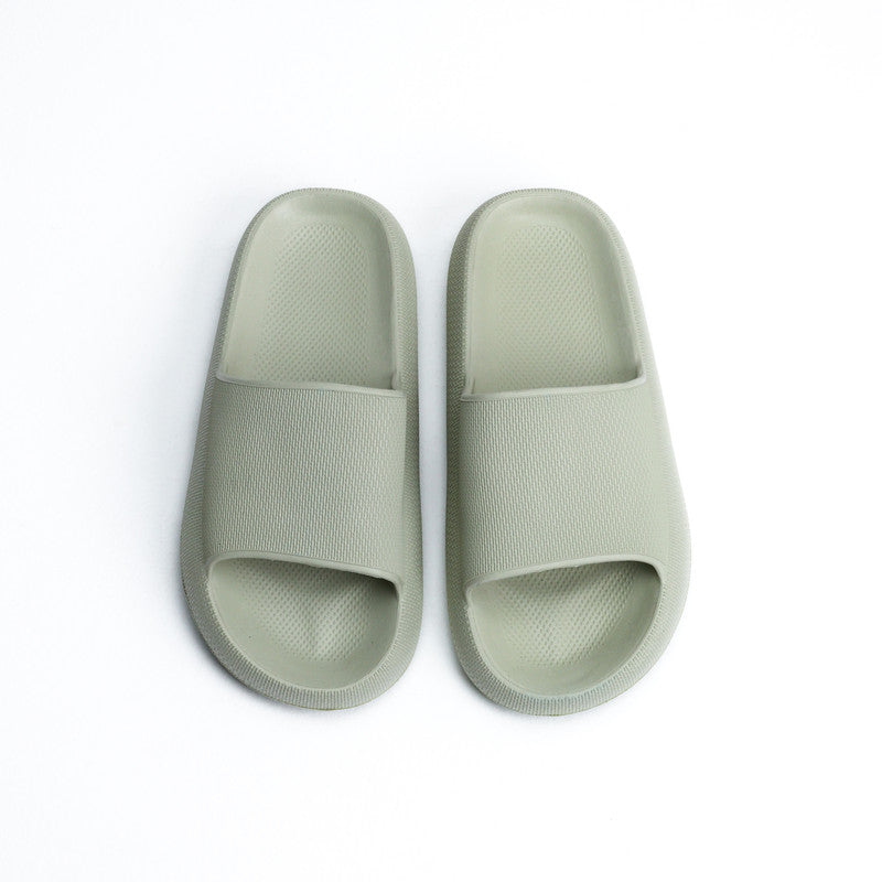 EVA PVC Solid Slide Slippers – Grey