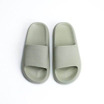 EVA PVC Solid Slide Slippers – Grey