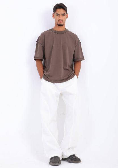 Gabardine Panel Pants