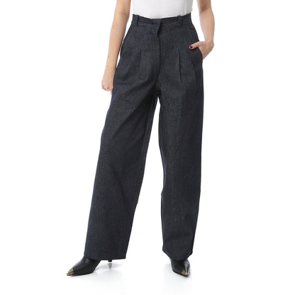 Tailored Cut Straight Wild Pants