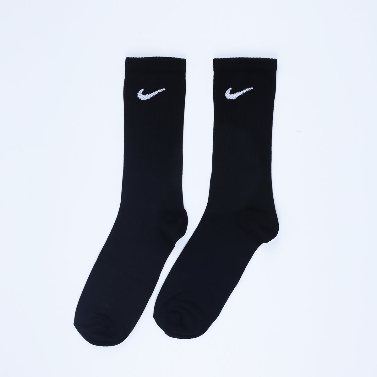 Cotton Basic Crew Socks – Black