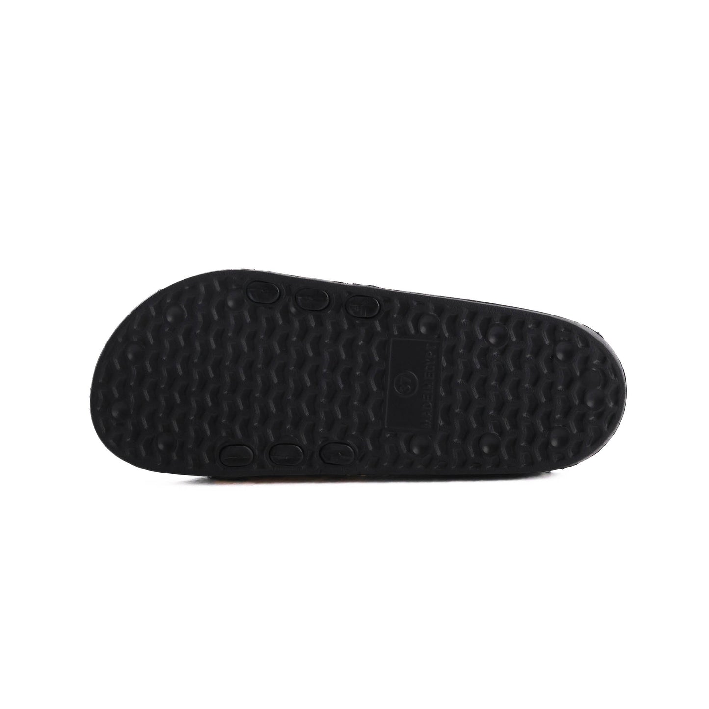 EVA Textured JUST Men Slippers - Black
