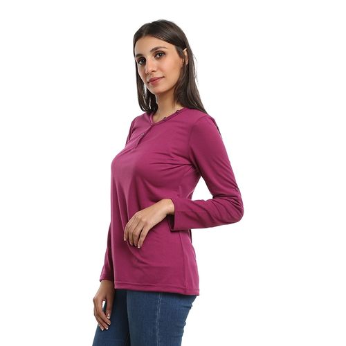 Henley Shirt Long Or 3/4 Sleeve