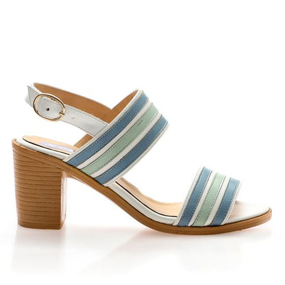 Colored Heeled Sandal