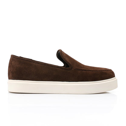 Suede Loafers – Brown