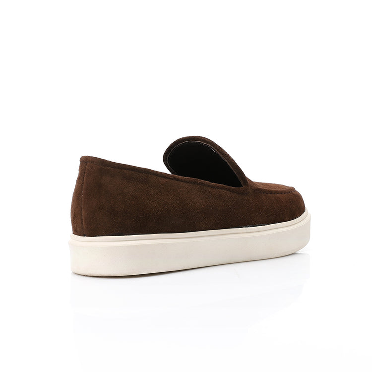 Suede Loafers – Brown