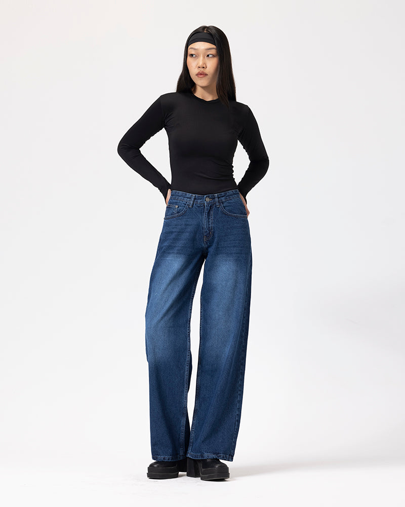 Denim Nova Track Pants - Blue