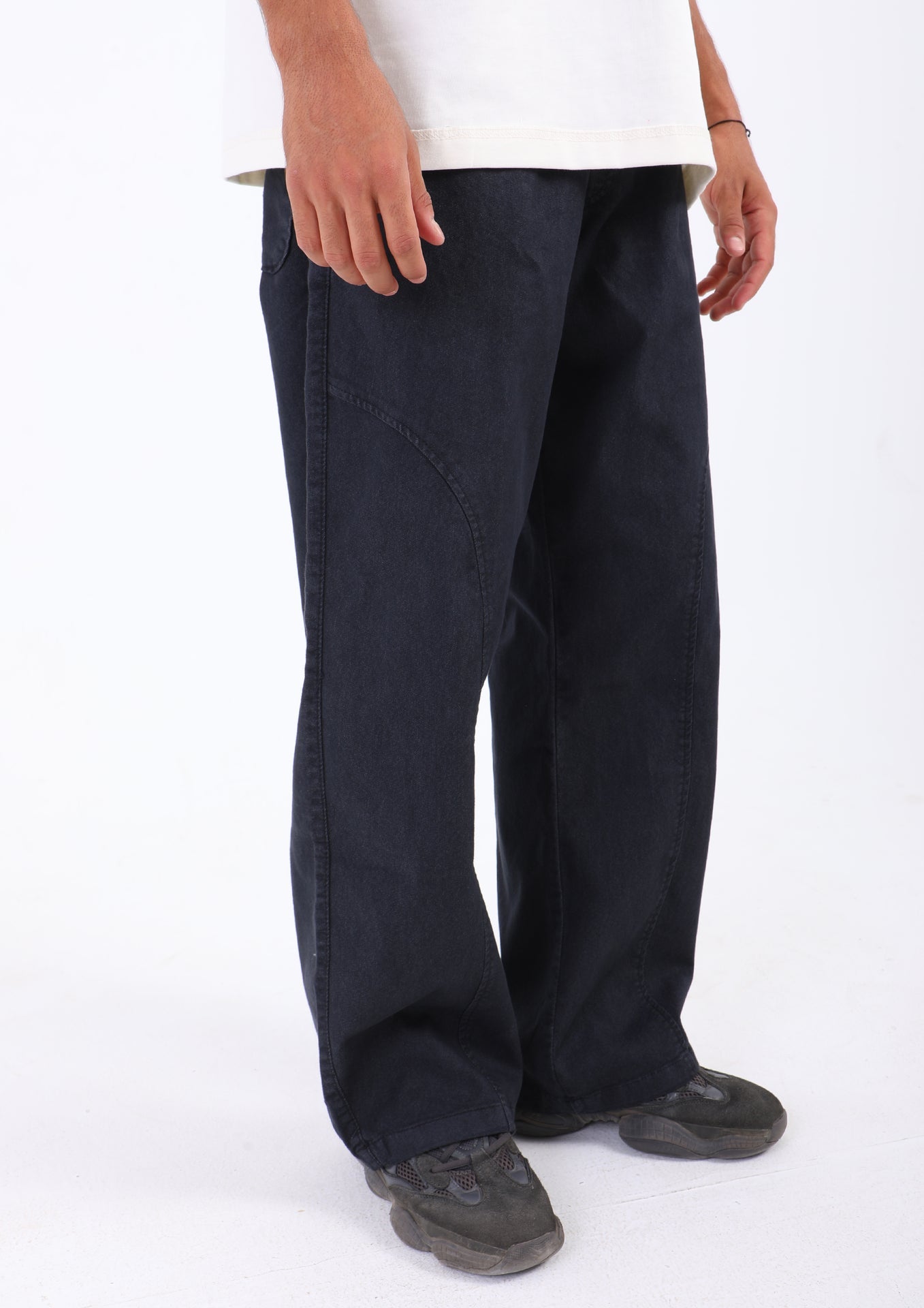 Gabardine Panel Pants