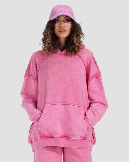 Washed Pink Hoodie