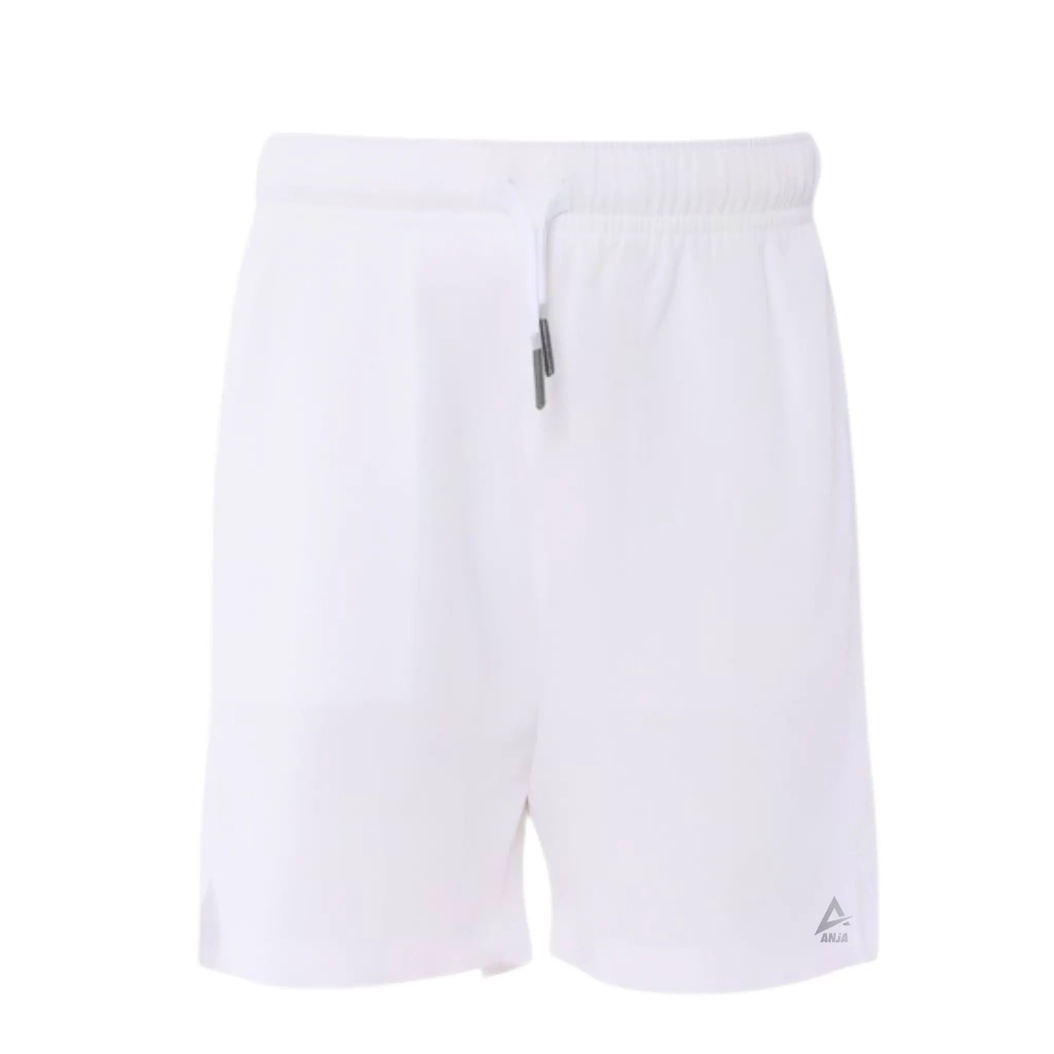 Knee-Length Athletic Shorts - White
