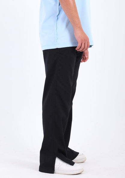 Gabardine Split Hem Pants
