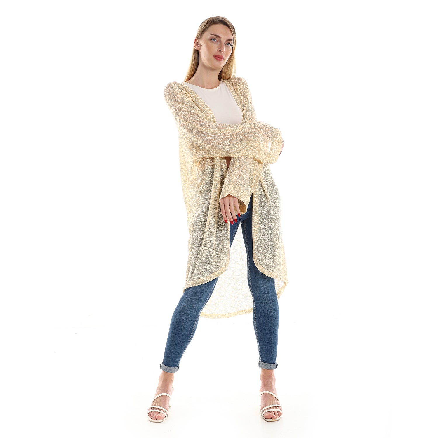 Jamila Women Knitted Pattern Long Sleeves Oversized Fit