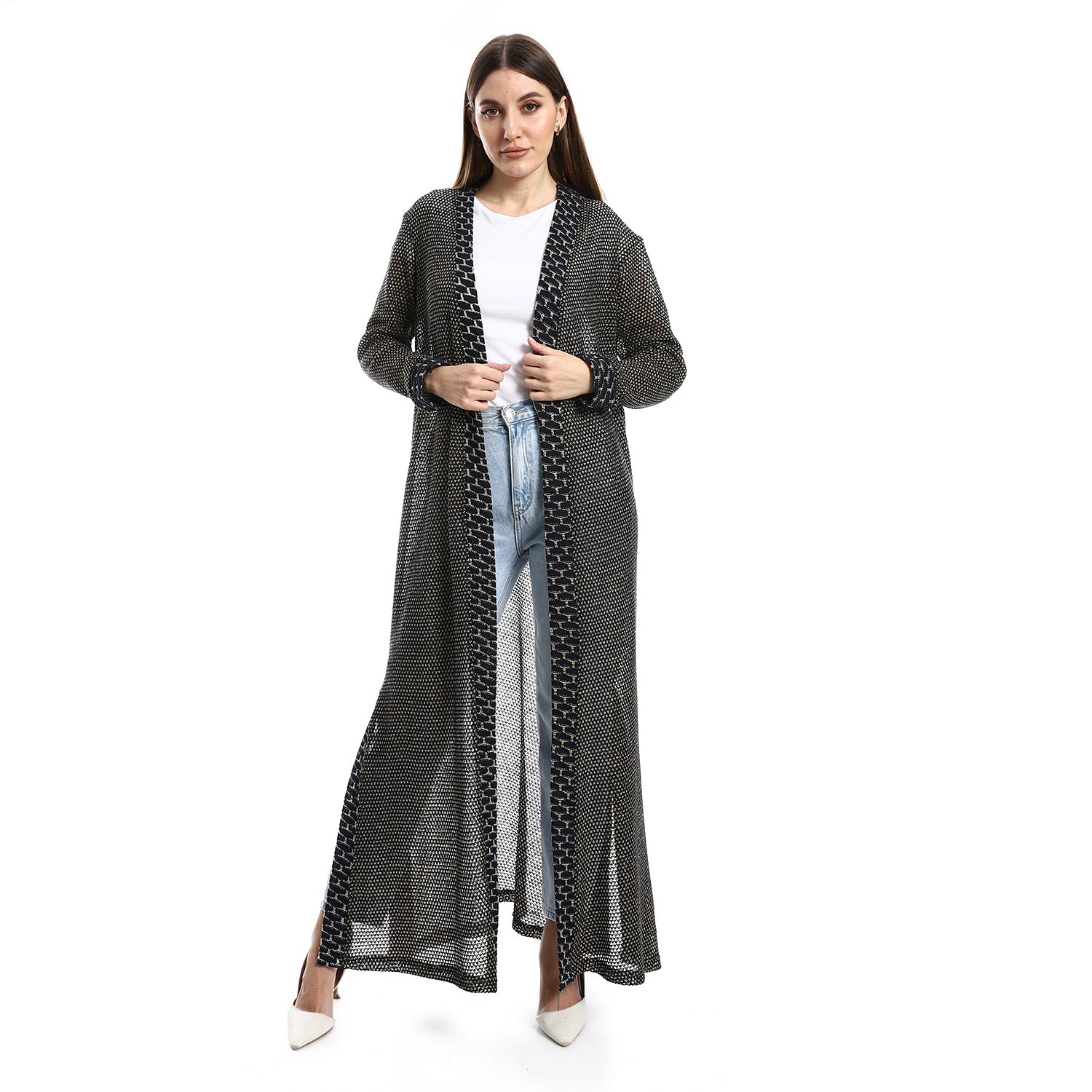 Jamila Lace Up Long Sleeves Cardigan women