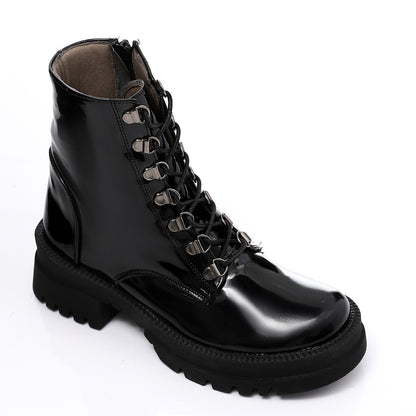 Side Zipper Half Army Boot