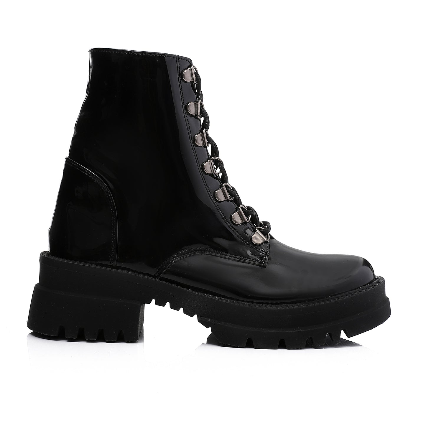 Side Zipper Half Army Boot