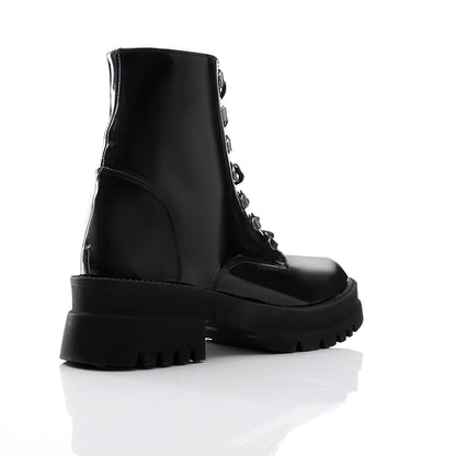 Side Zipper Half Army Boot